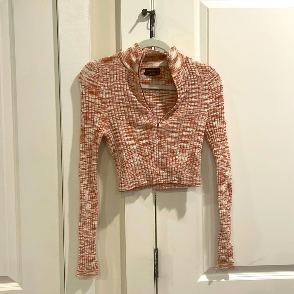 Urban outfitters ribbed quarter zip.